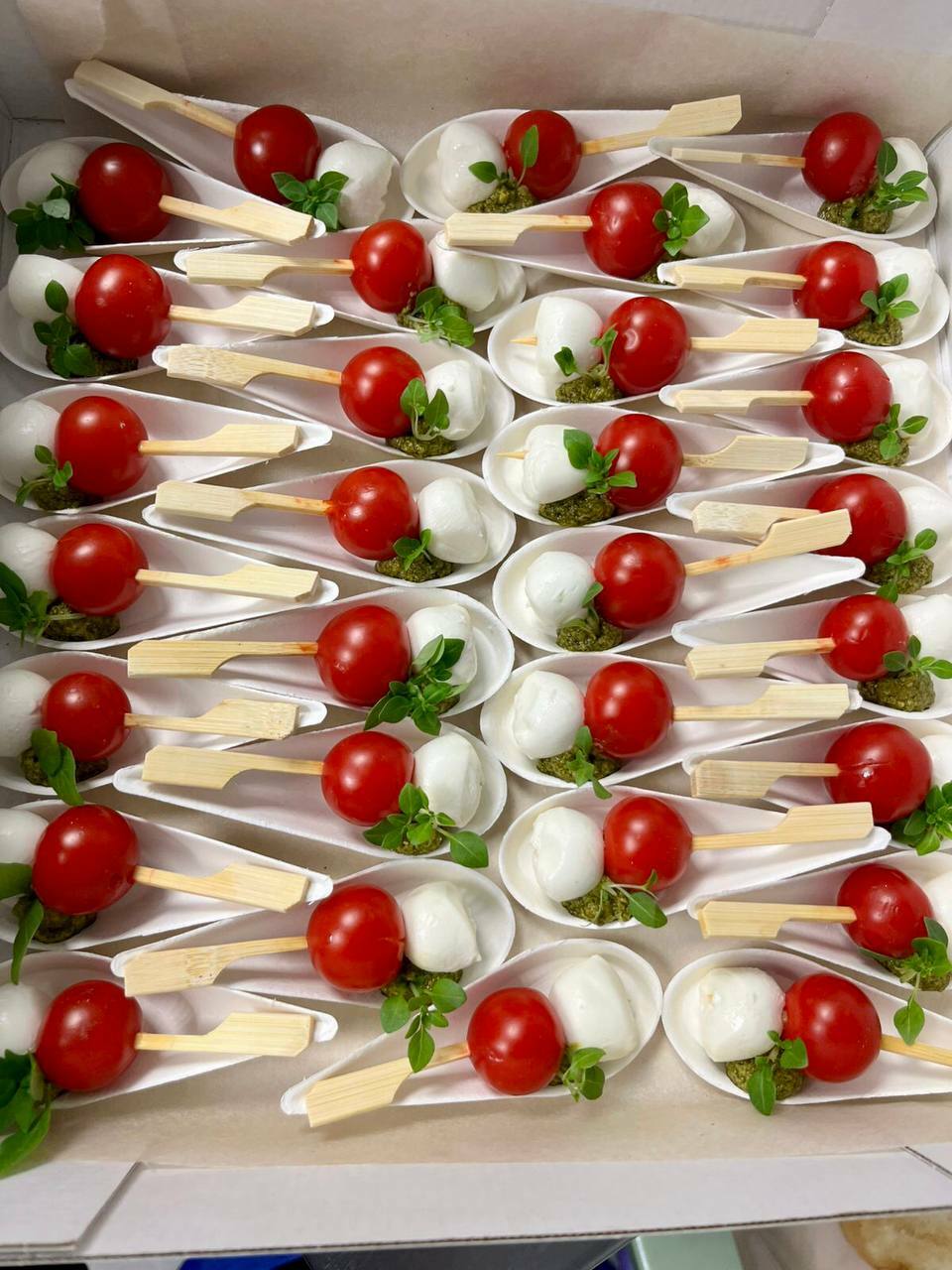 <span style="font-weight: bold;">Мини-капрезе с соусом Песто<br></span>
